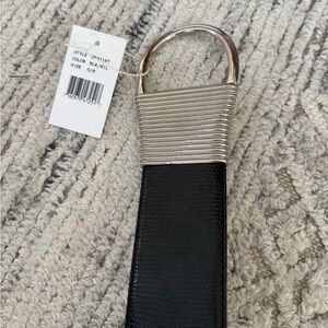 Steve Madden Black and Silver Belt